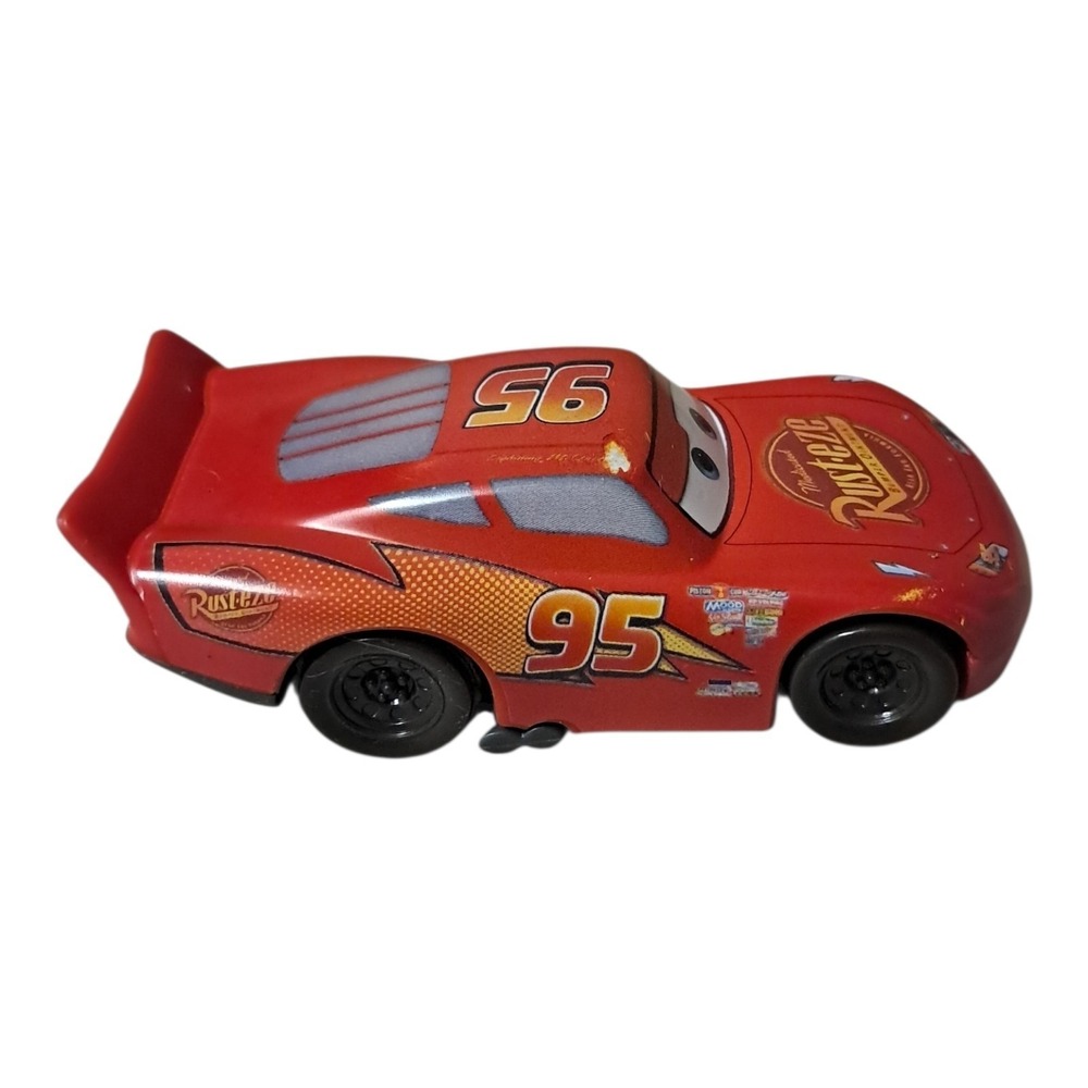 Disney/Pixar's Cars Lightning McQueen 2006 McDonald's Pull Back Car Works! - Picture 3 of 5